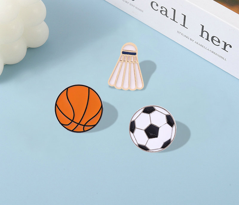 Badminton Icon - Fashion Sports Enamel Pin Badge Custom