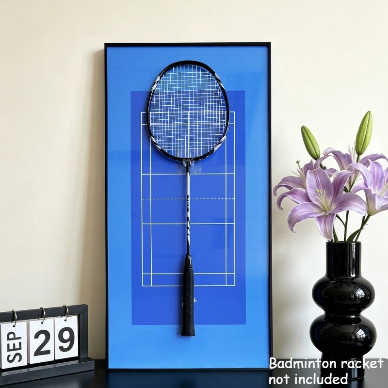 Badminton Photo - Aluminum Alloy Badminton Racket Picture Frame