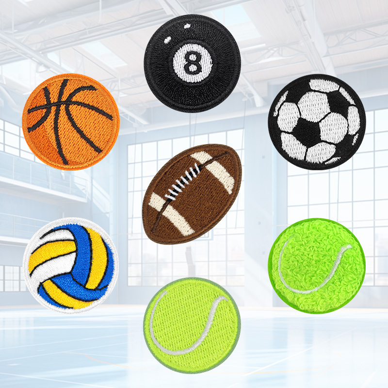 5pc Embrioidered Football Tenn - Badminton Icon review and price