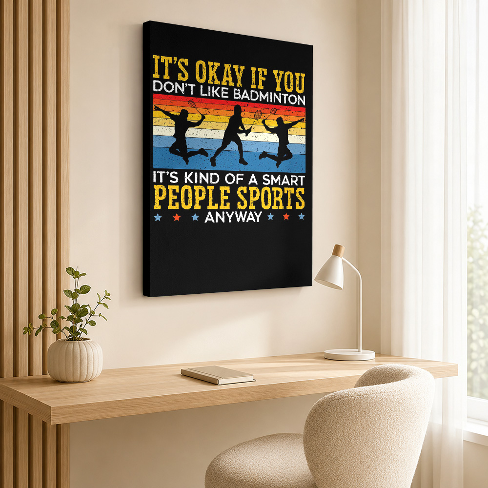 Badminton Player Canvas Poster - Badminton Photo review and price