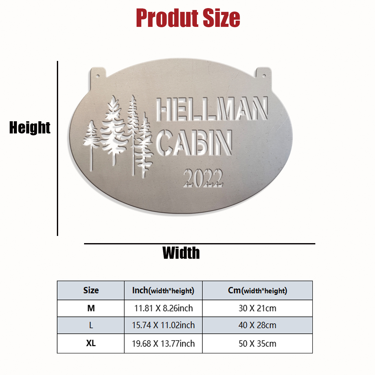 1pc Custom Forest Tree Metal W - Badminton Photo review and price
